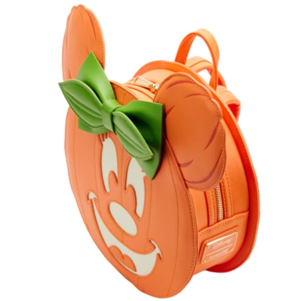 Minnie Mouse Glow in the Dark Pumpkin Mini Backpack - Picture 3 of 6